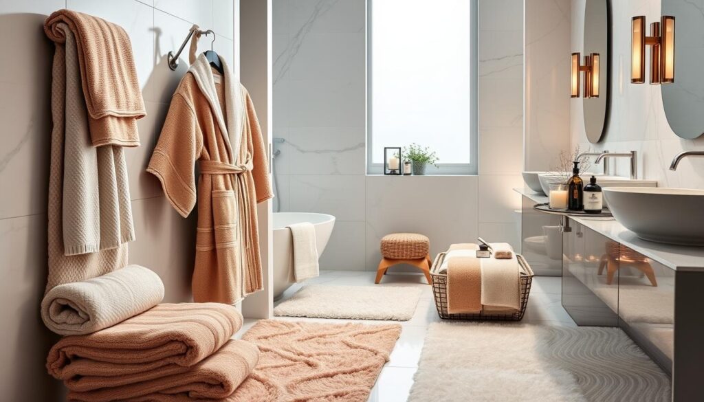 Luxurious Bathroom Textiles and Accessories