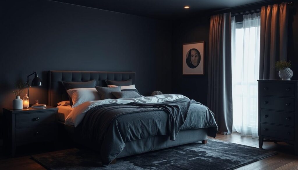 dark color bedroom