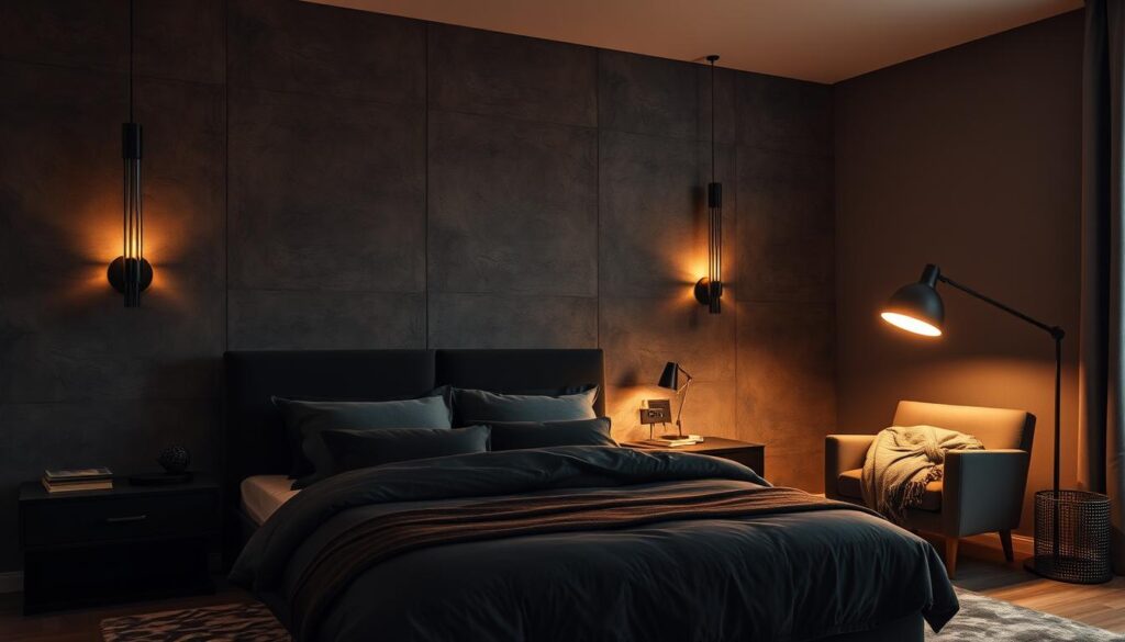 moody bedroom ambiance