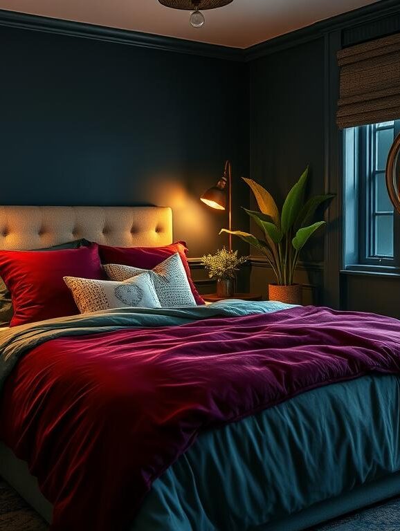 moody bedroom paint colors