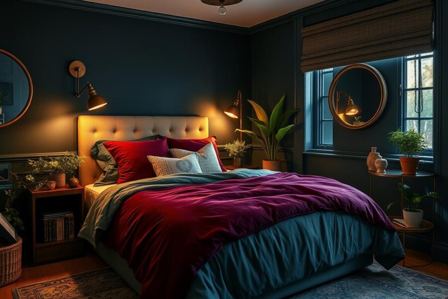moody bedroom paint colors