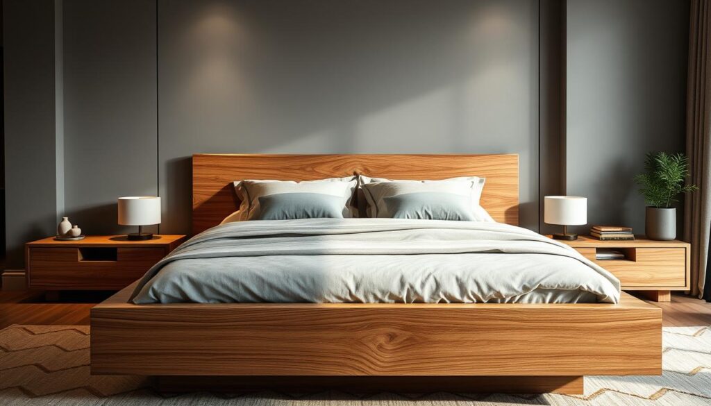 solid wood bed frames
