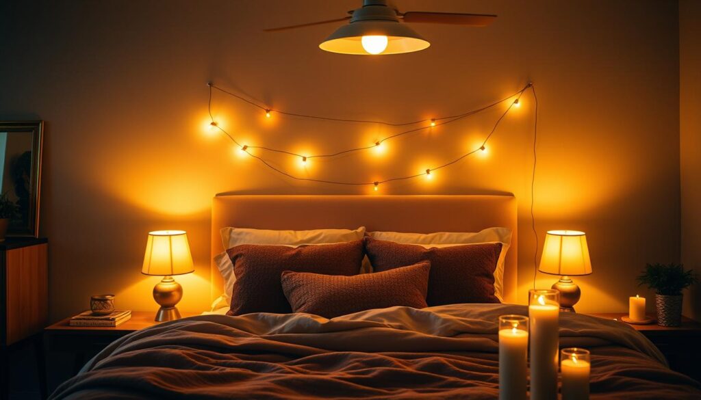cozy bedroom glow