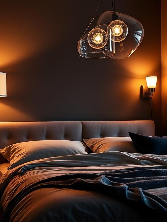 modern bedroom lighting