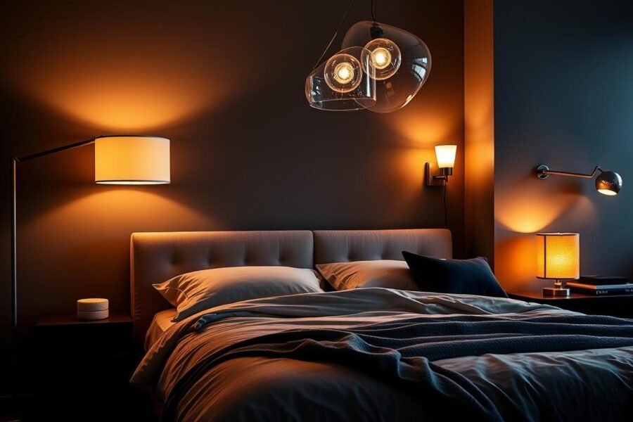 modern bedroom lighting