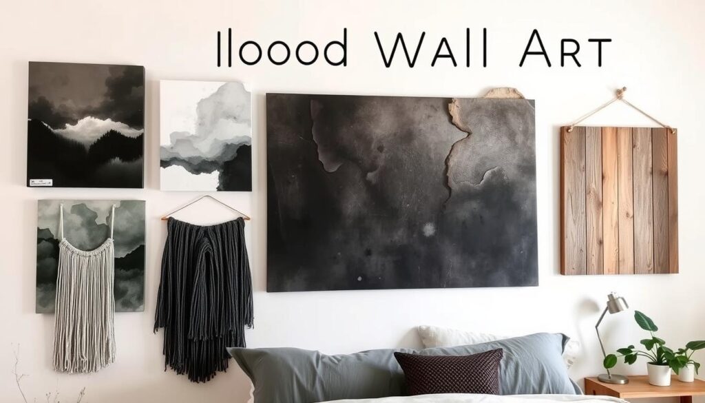 DIY moody wall art