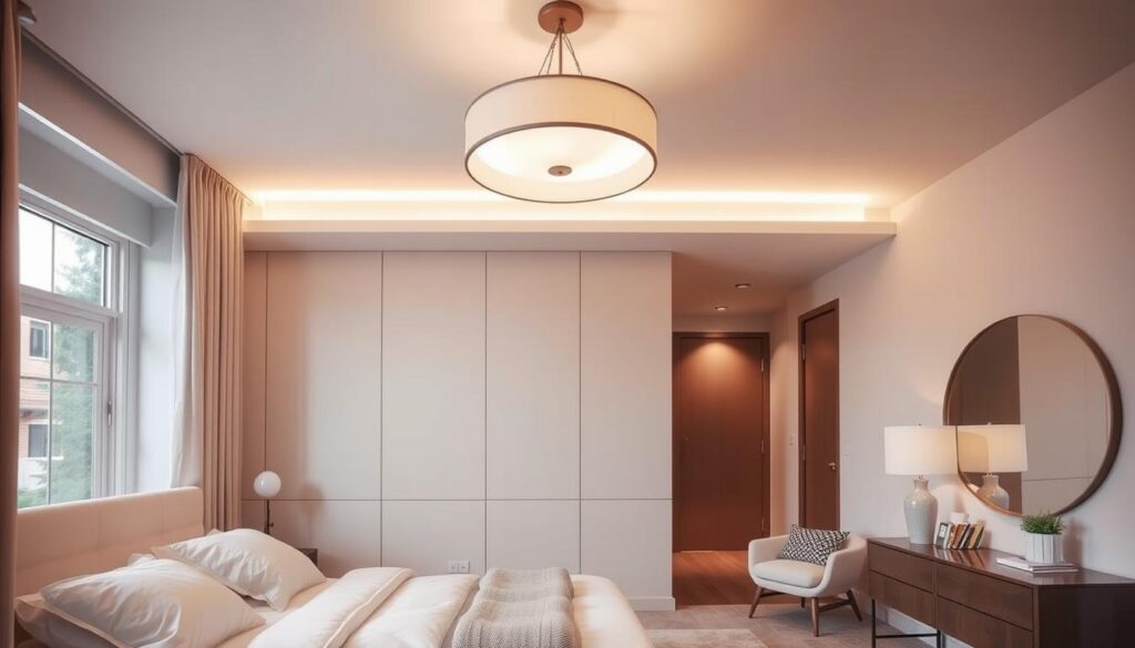 Modern bedroom lighting