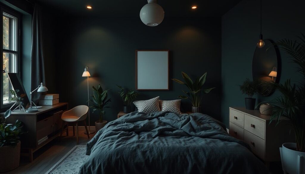 green bedroom paint