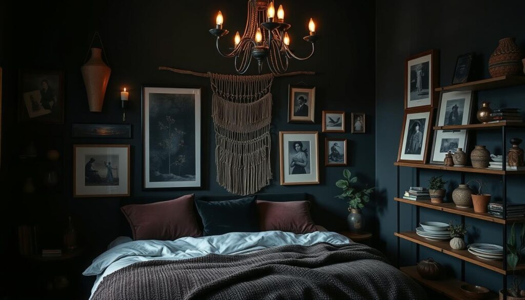 moody bedroom DIYs