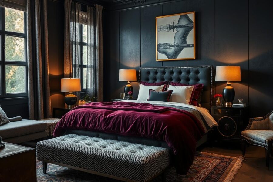 moody bedrooms for men